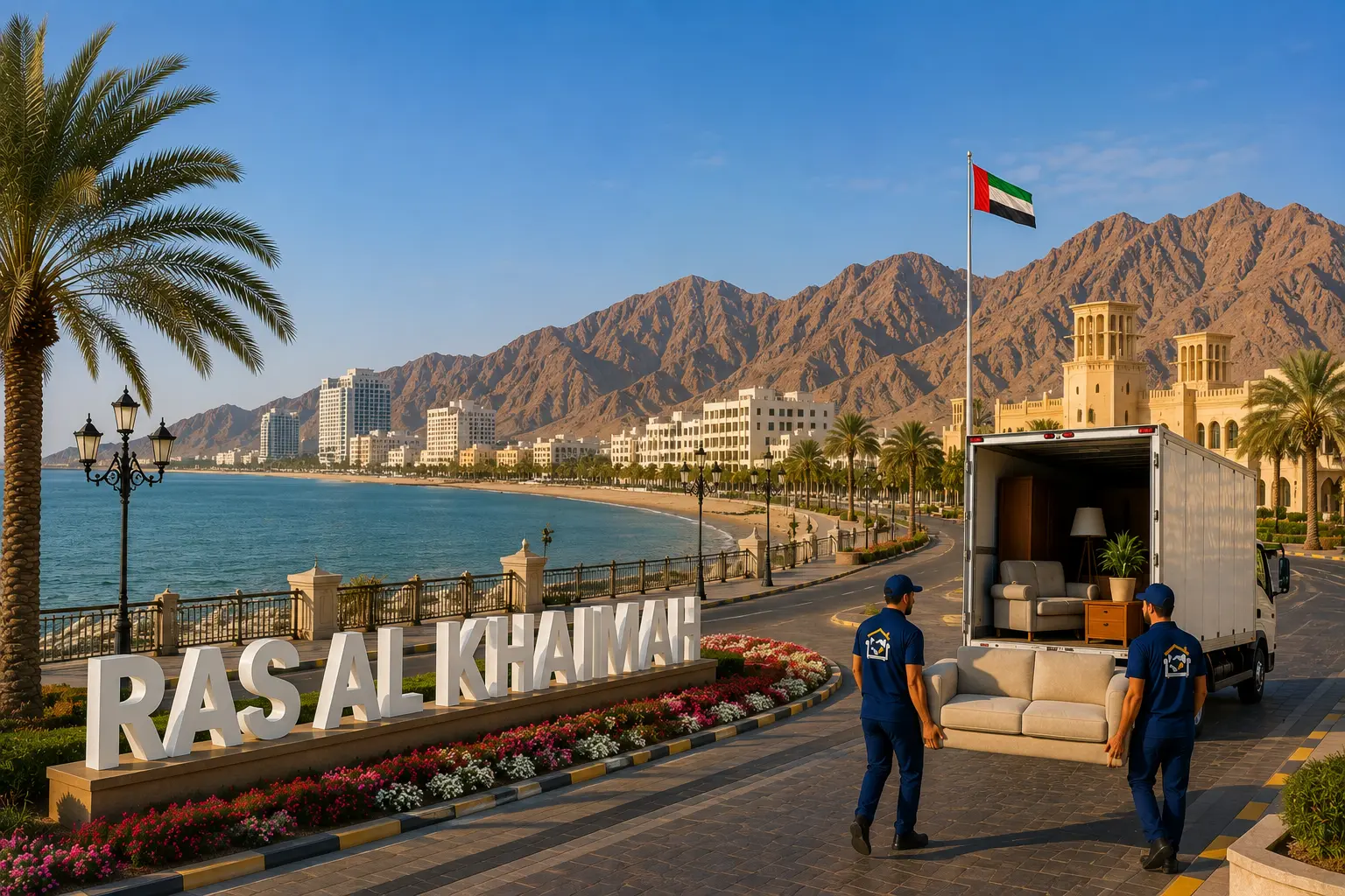 شراء الأثاث المستعمل في رأس الخيمة واستلامه من موقع العميل